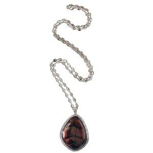 Miriam Salat Nugget Pendant Necklace 34"